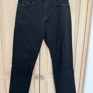 MOTHER Straight Black woman’s  Jeans